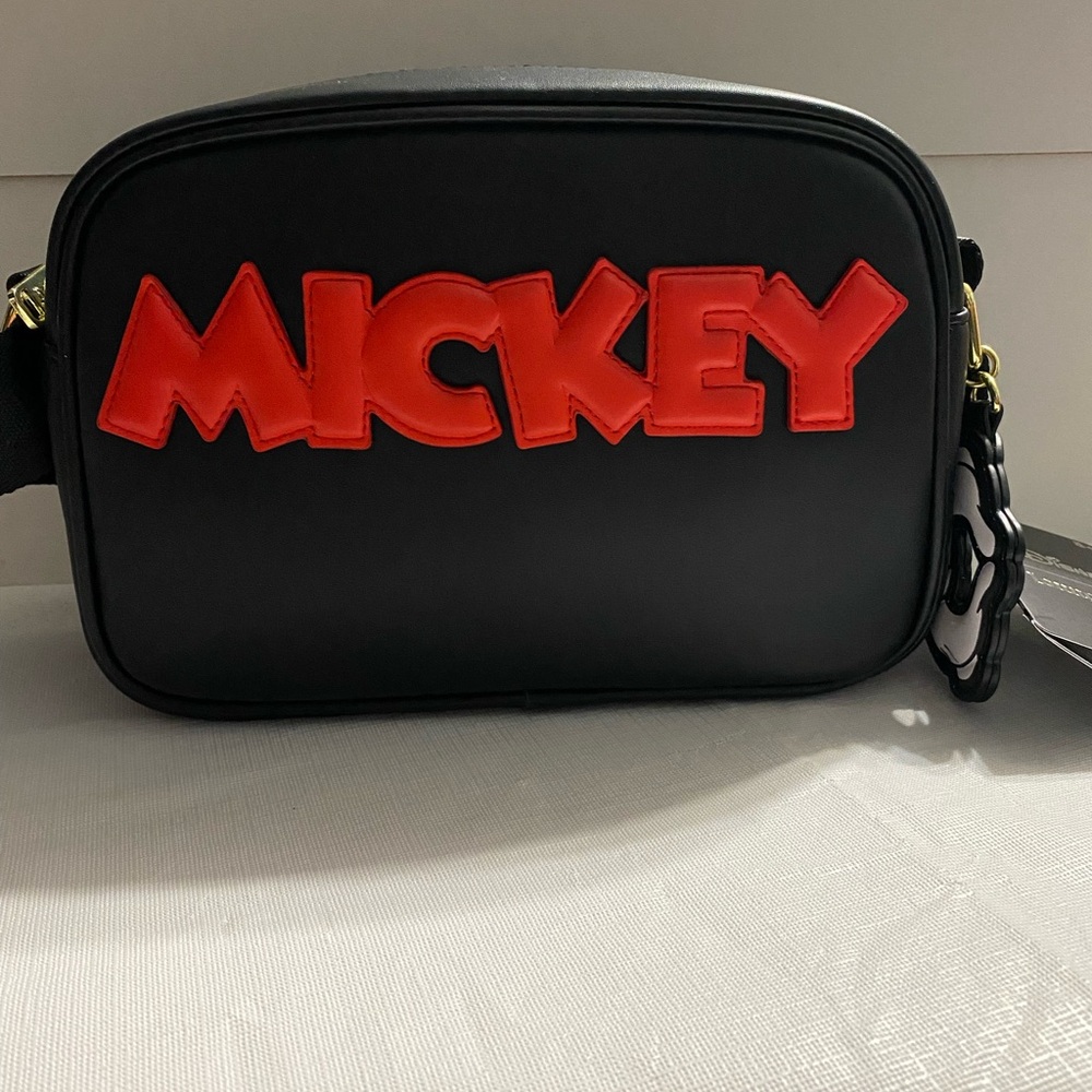 Loungefly Mickey Mouse Heart in hands crossbody